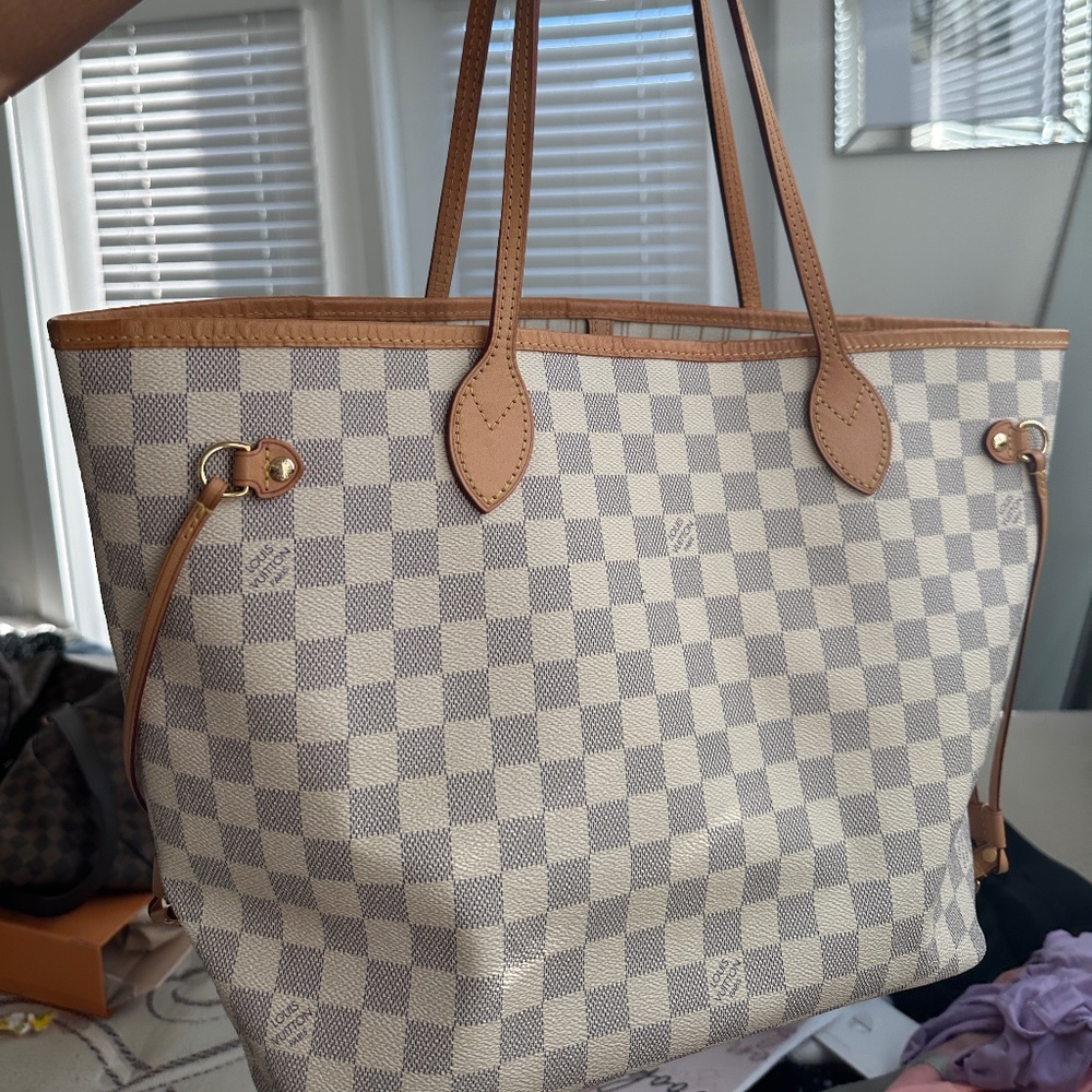 Louis Vuitton neverfull mm Azur